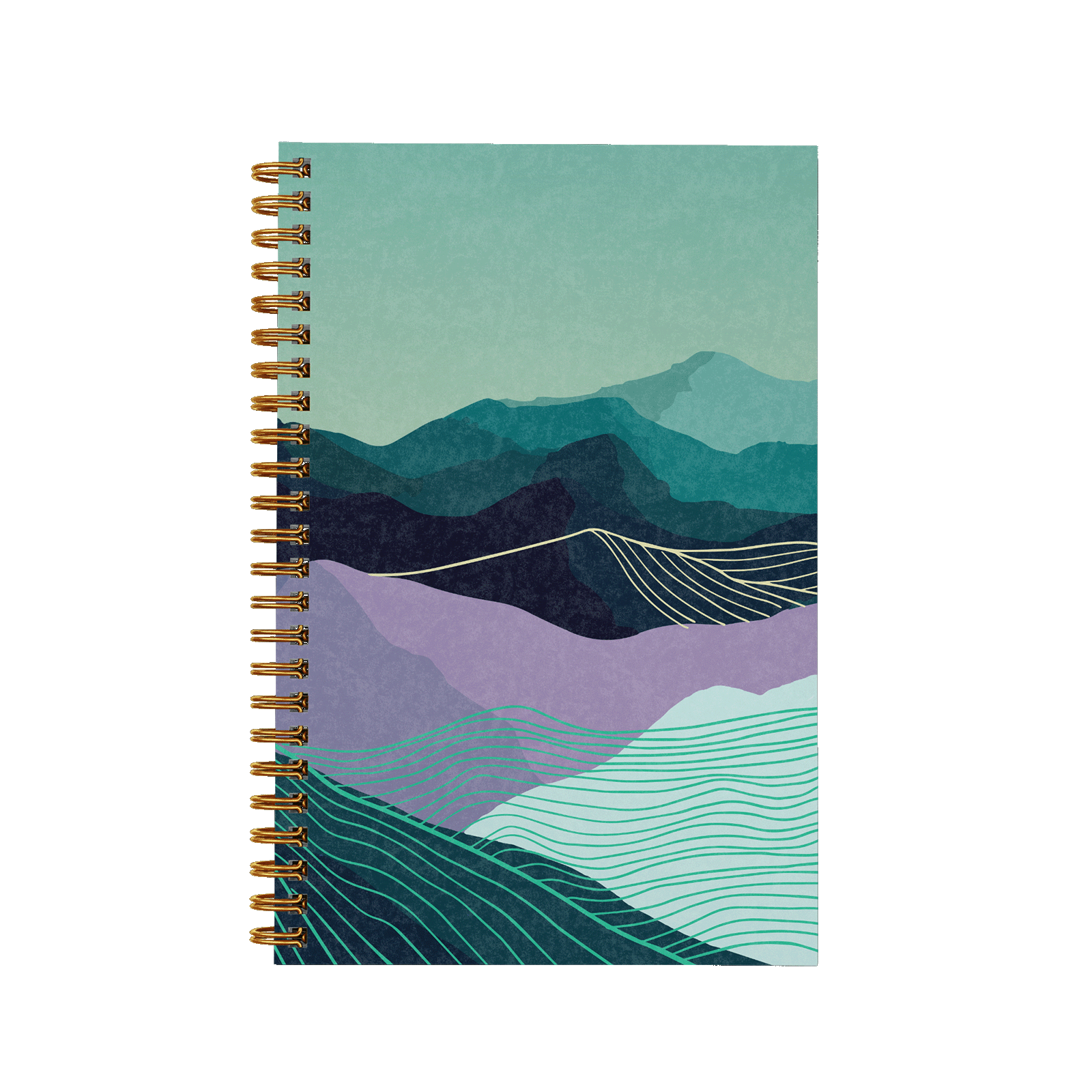 Montagnes lignées